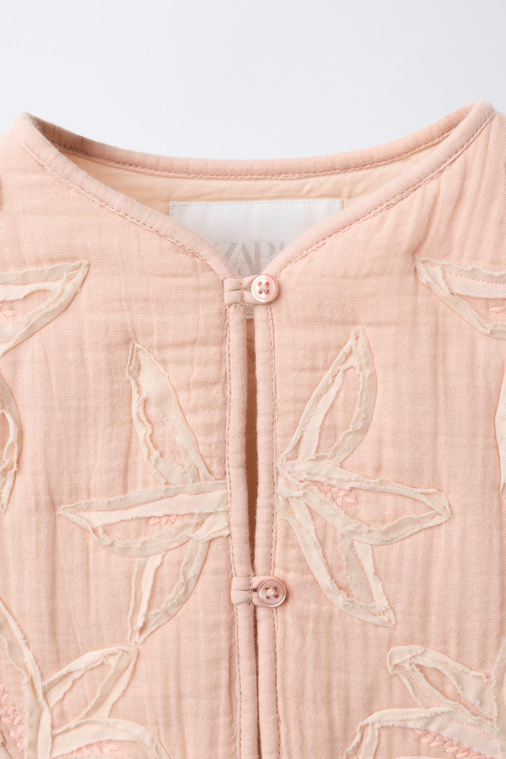 КУРТКА С ВЫШИВКОЙ «ЦВЕТЫ»