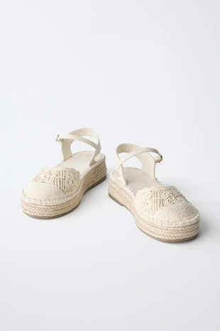 Эспадрильи с вышивкой- Заказать в России