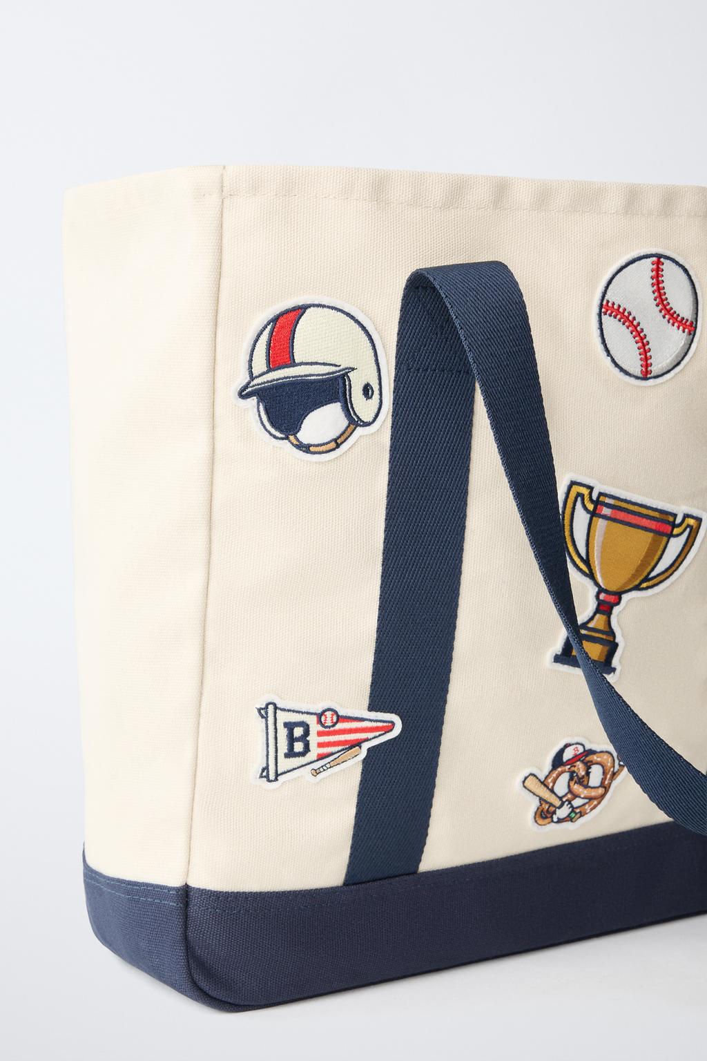 СУМКА-ШОПЕР С ЗАПЛАТКАМИ