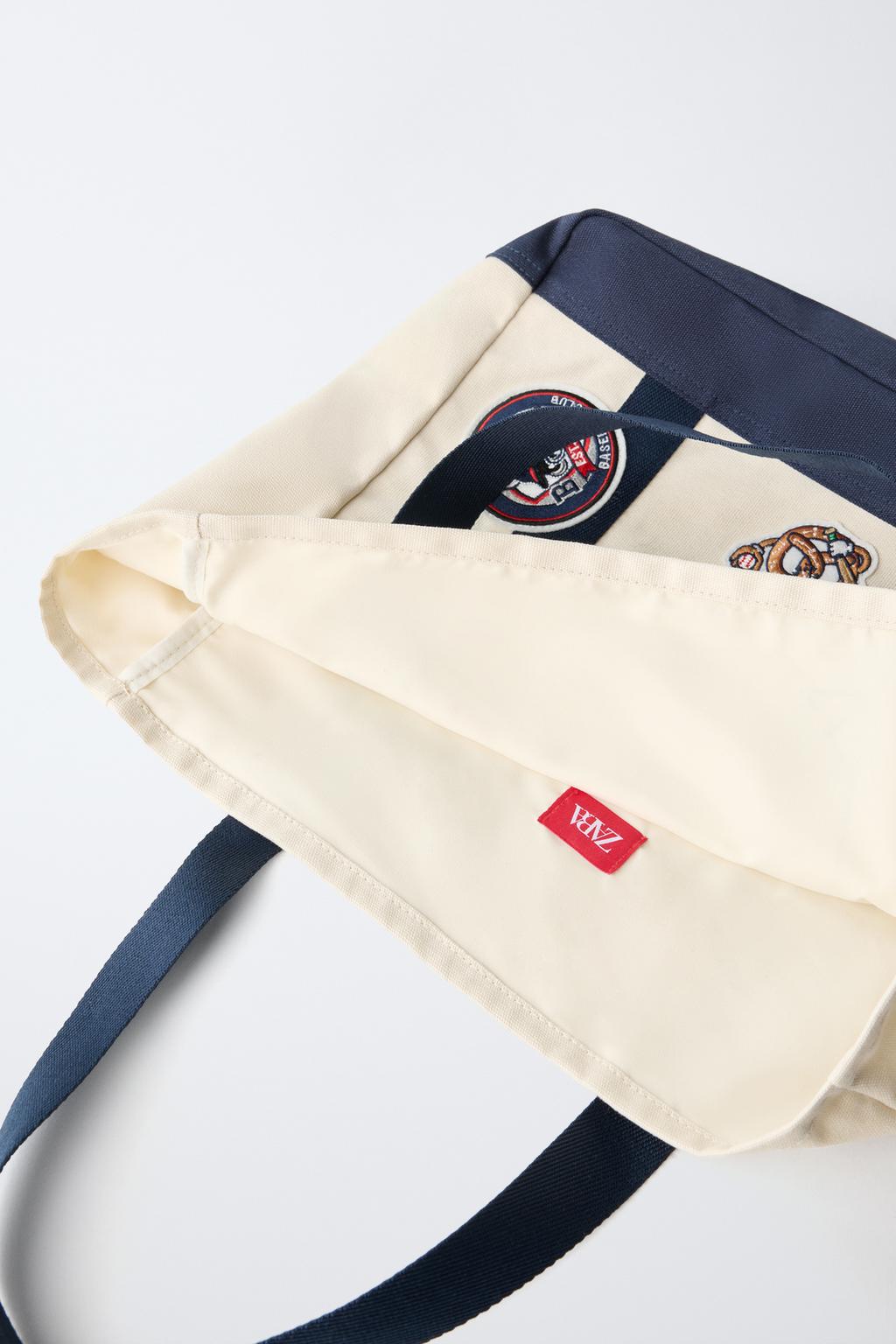 СУМКА-ШОПЕР С ЗАПЛАТКАМИ