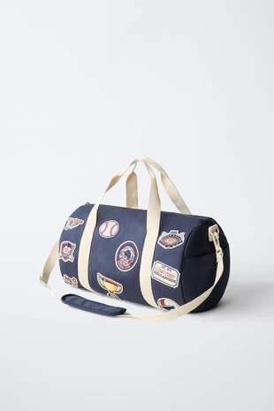 Купить Zara Сумка-боулинг «заплатки»