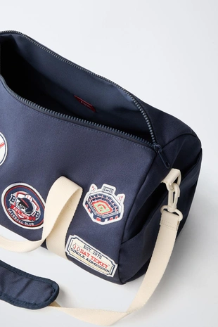 Сумка-боулинг «заплатки»- Заказать в России