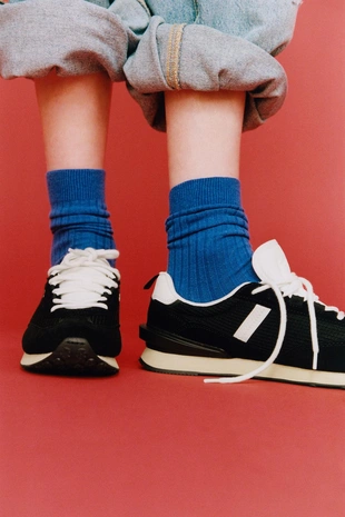 Купить Zara Спортивные кроссовки из замши