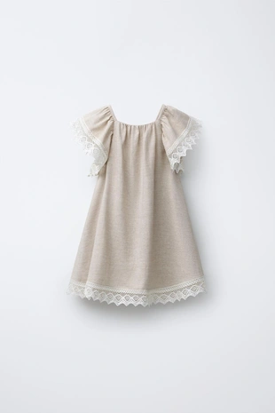 Блестящее платье с кружевом- Заказать в России