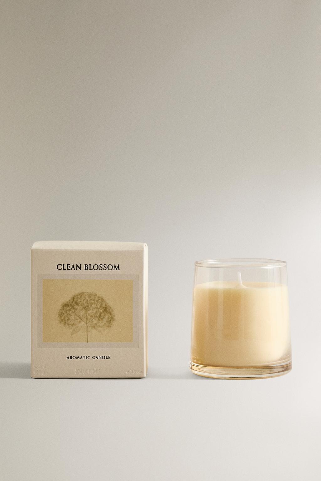 (180 g) ароматичная свеча clean blossom