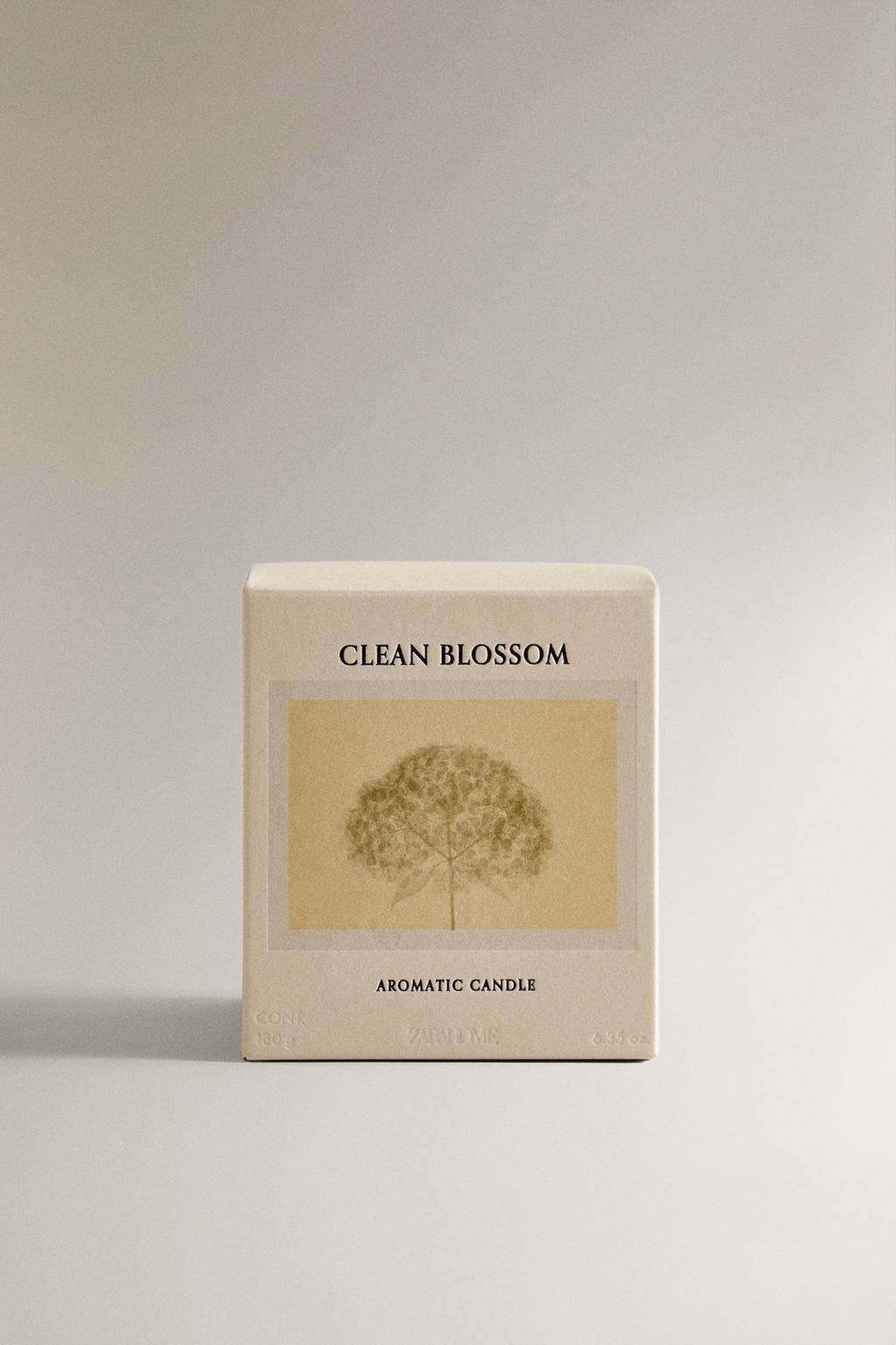 (180 g) ароматичная свеча clean blossom