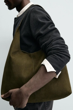 Однотонная сумка-шопер- Заказать в России