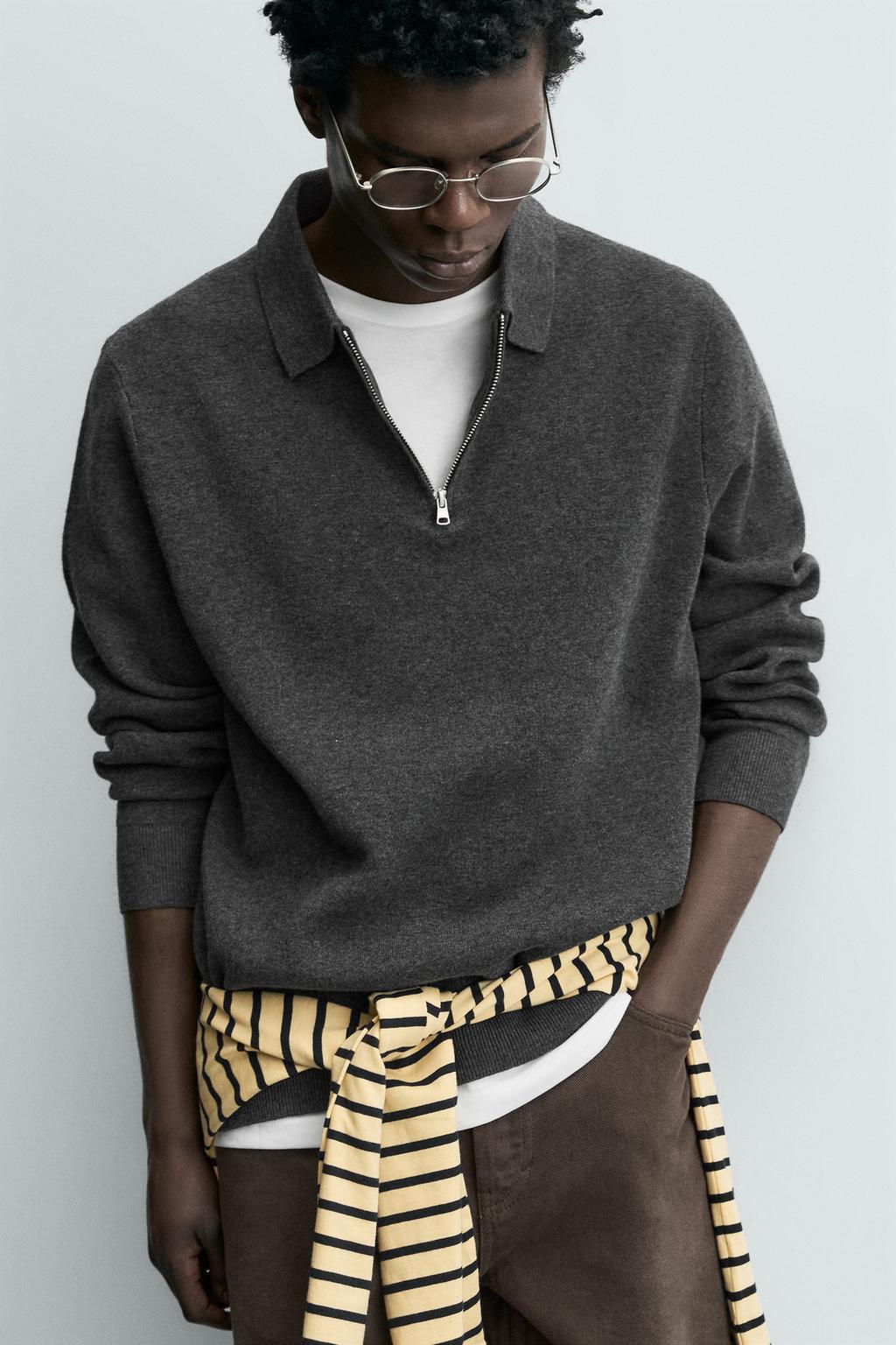 ТРИКОТАЖНОЕ ПОЛО НА МОЛНИИ