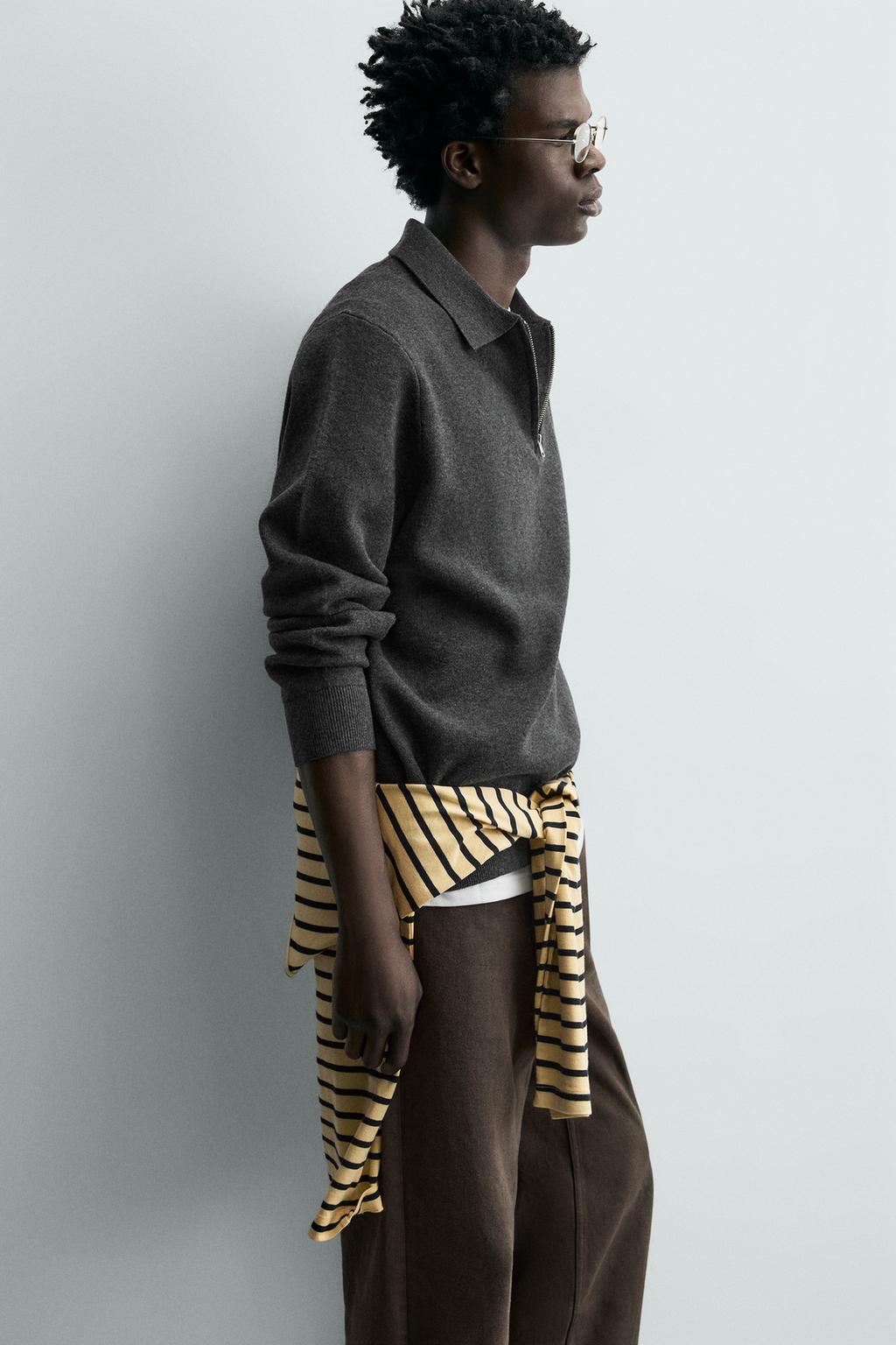 ТРИКОТАЖНОЕ ПОЛО НА МОЛНИИ