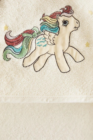 Детский терракотовый халатик с капюшоном MY LITTLE PONY©- Заказать в России