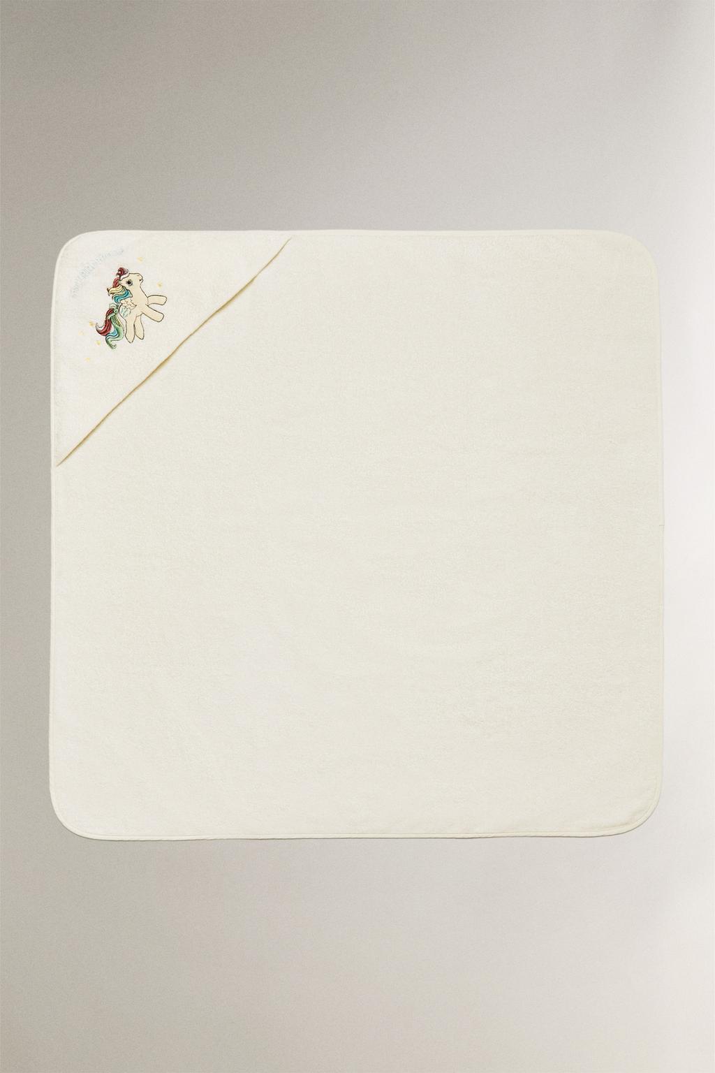 Детский терракотовый халатик с капюшоном my little pony©