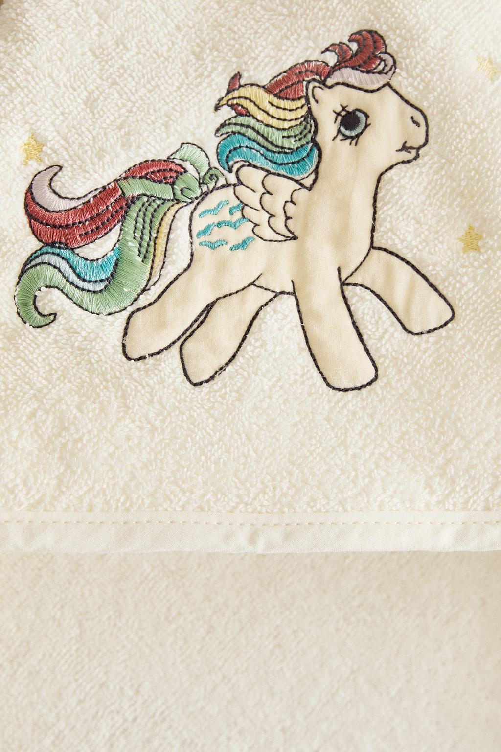 Детский терракотовый халатик с капюшоном my little pony©