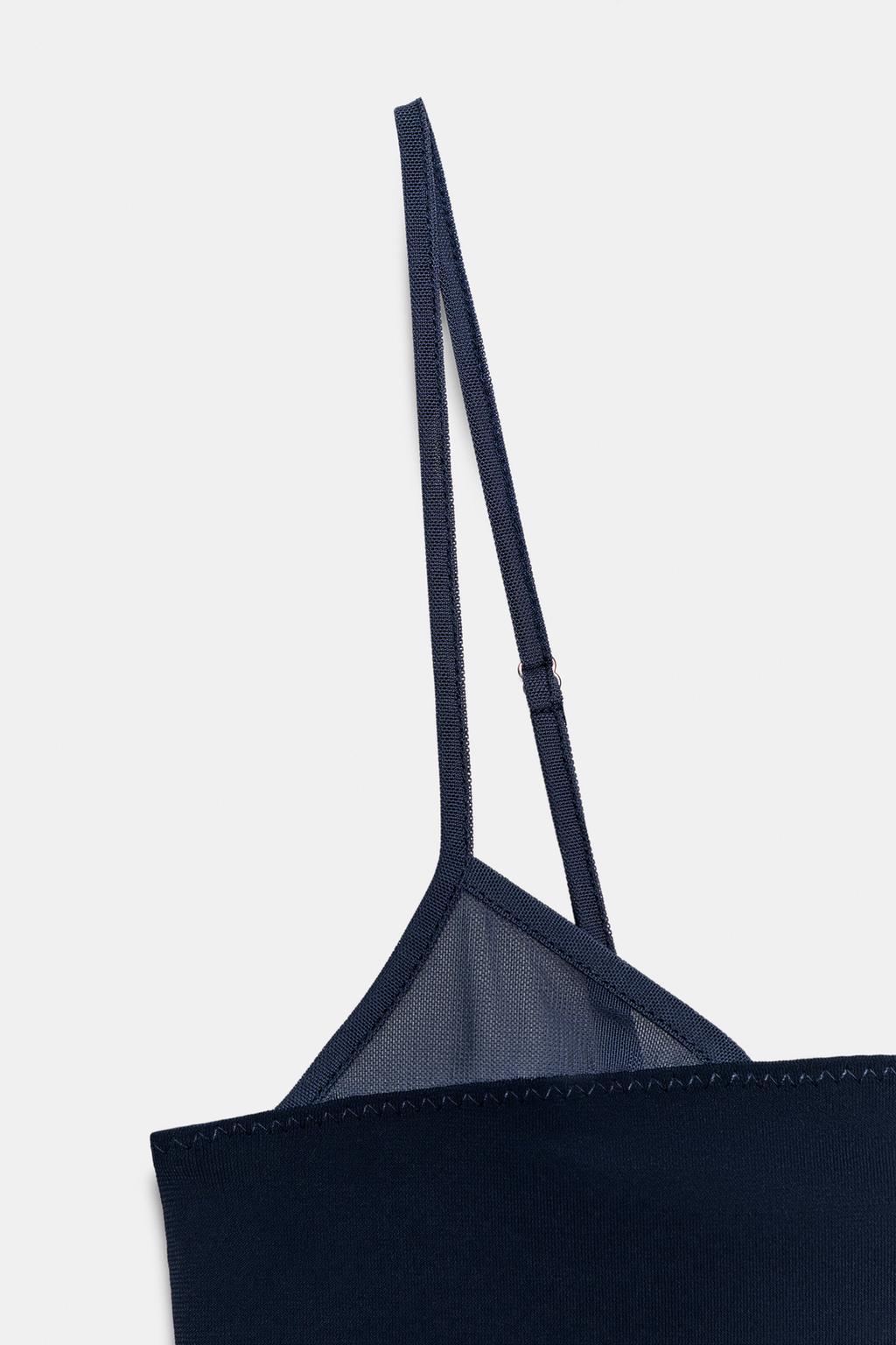 ТОП ИЗ КОМБИНИРОВАННОГО ТЮЛЯ НА БРЕТЕЛЯХ