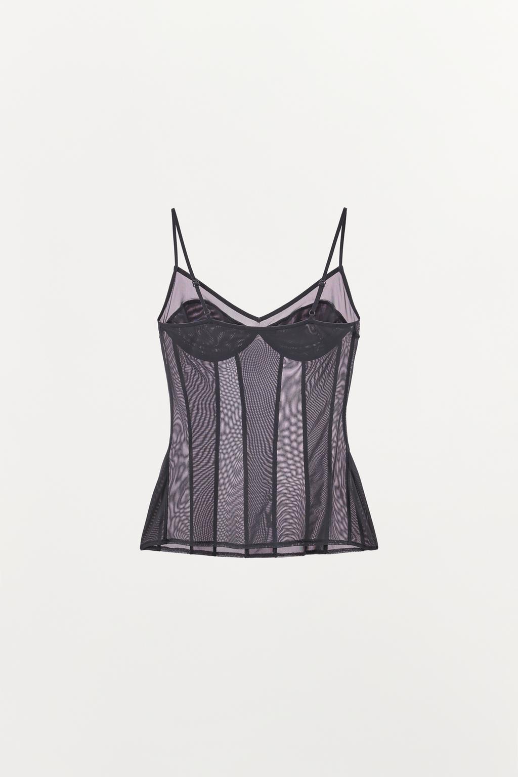 ТОП ИЗ ПОЛУПРОЗРАЧНОЙ ТКАНИ