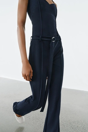 Топ на бретелях из крепа- Заказать в России