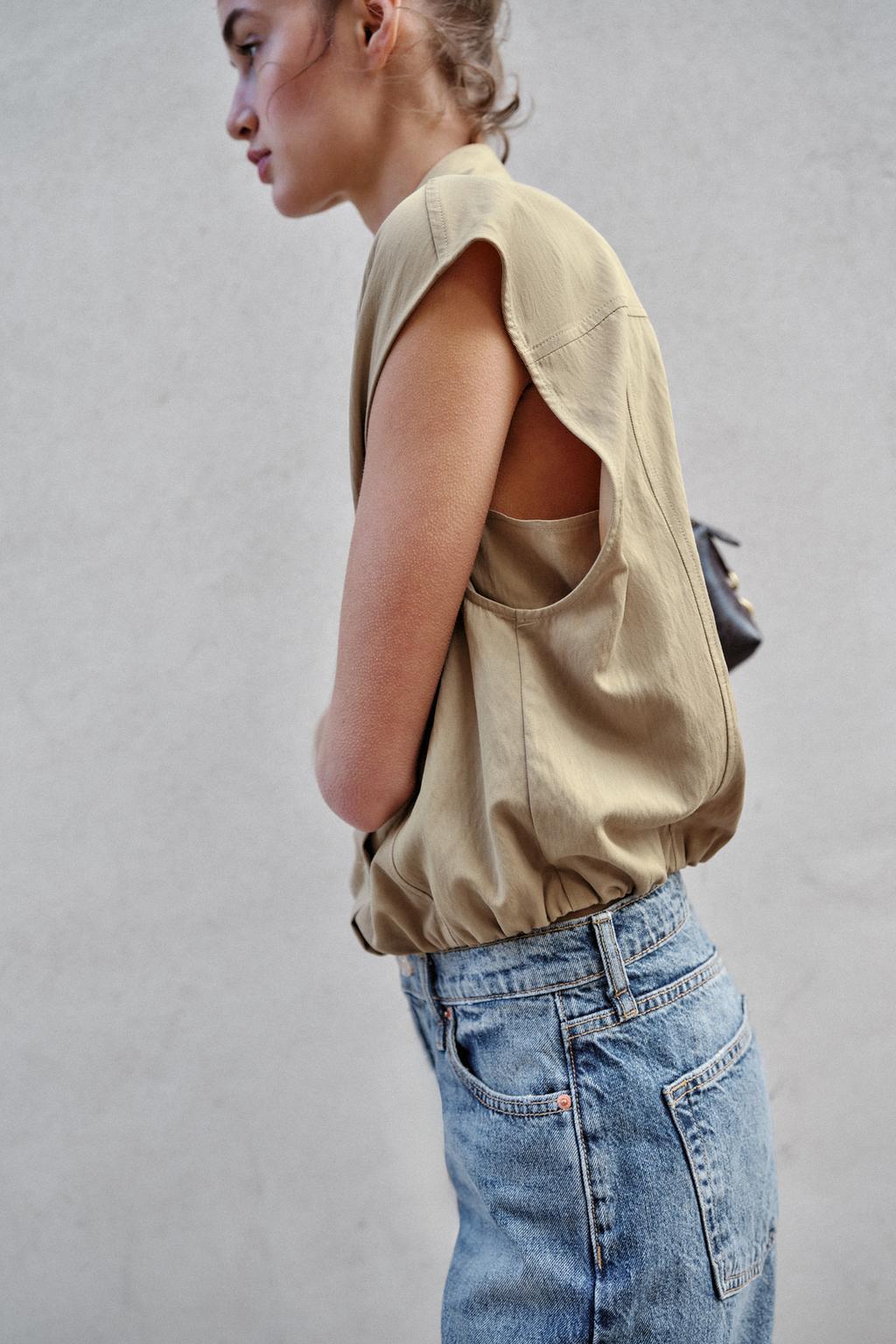 ТОП С РУБАШЕЧНЫМ ВОРОТНИКОМ