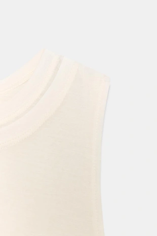 Топ с двойным эффектом из легкой ткани- Заказать в России