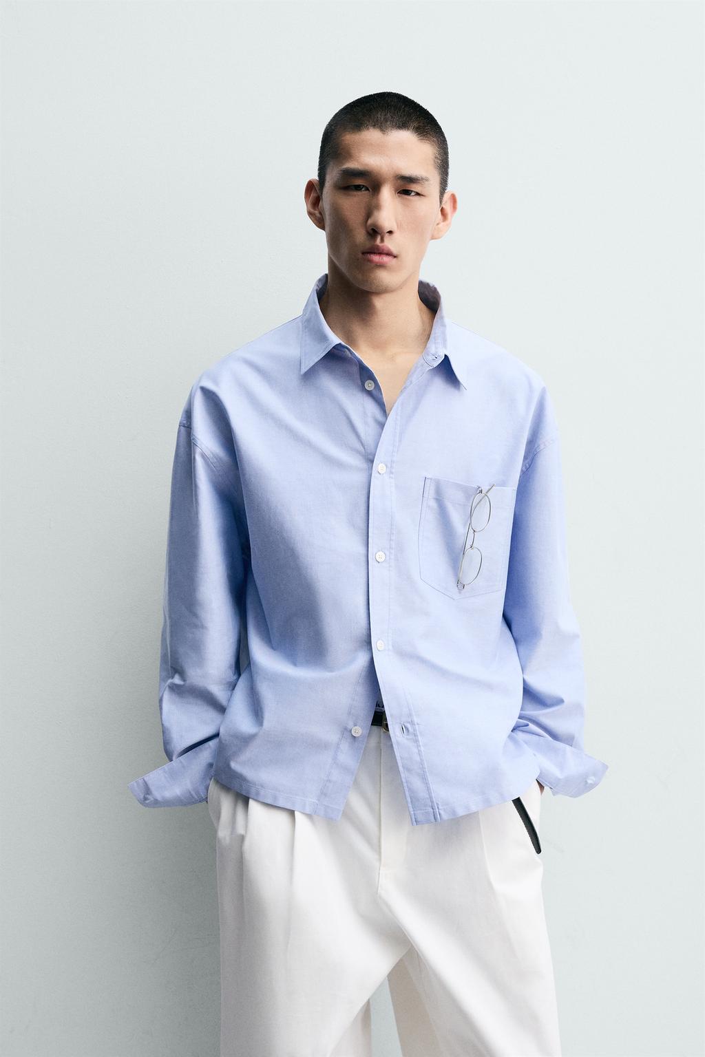 РУБАШКА BOXY FIT ОКСФОРД