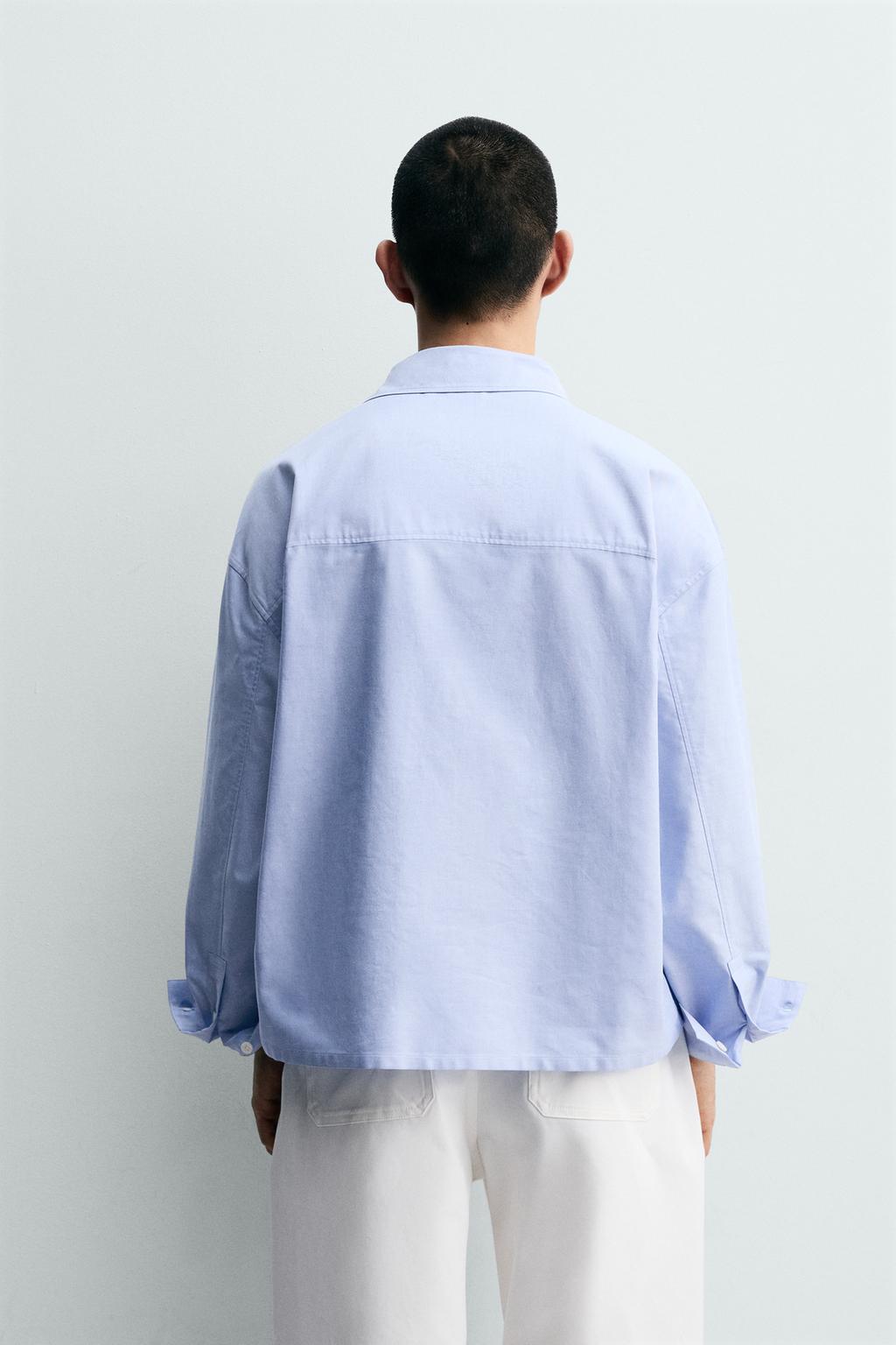 РУБАШКА BOXY FIT ОКСФОРД