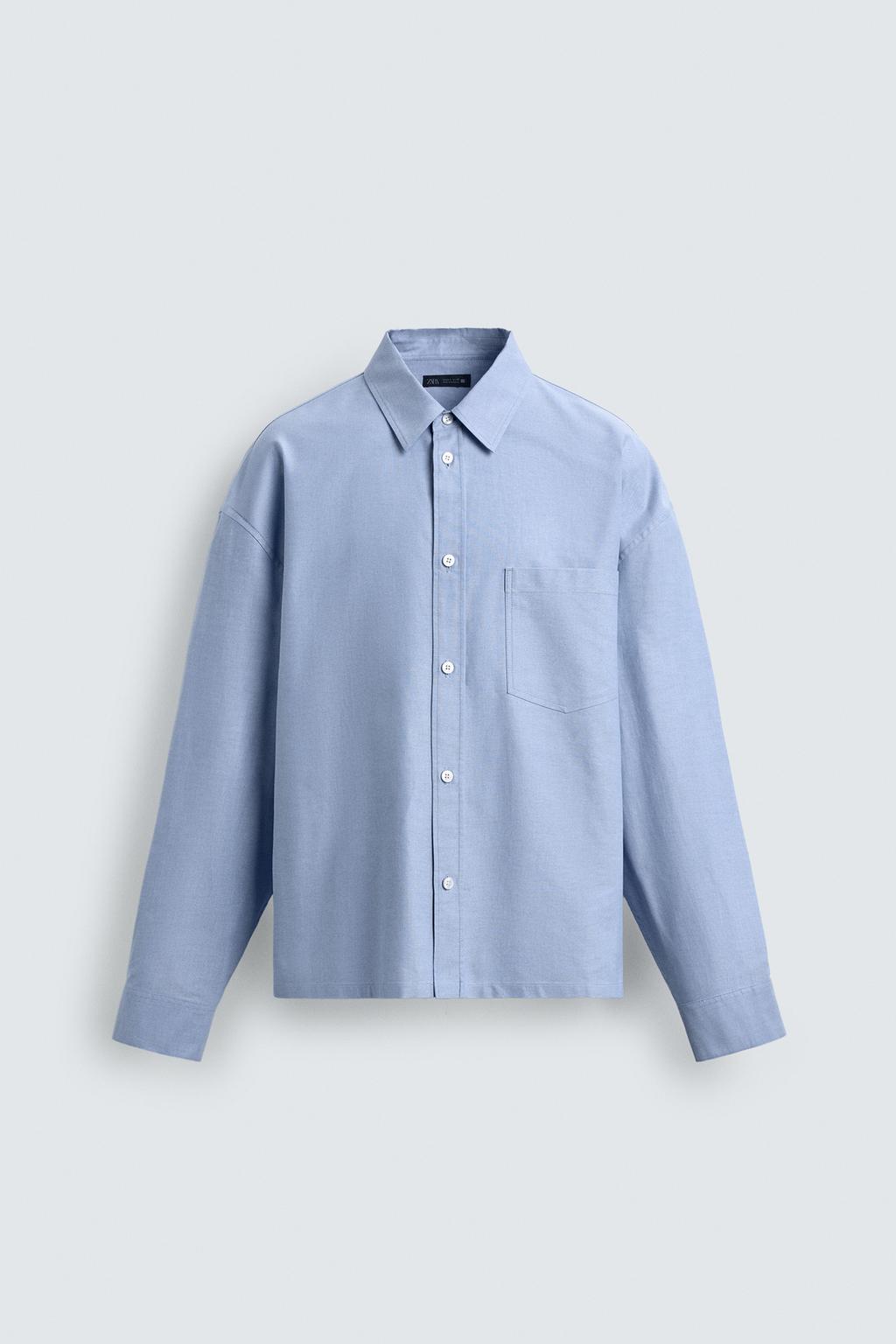 РУБАШКА BOXY FIT ОКСФОРД