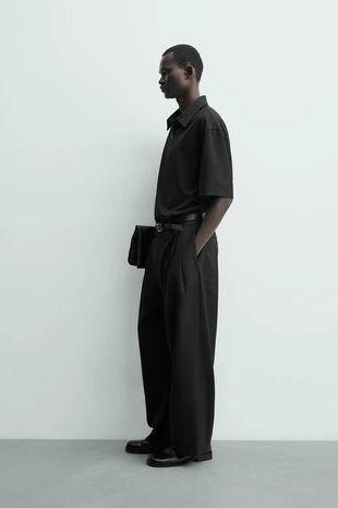 Техническое поло с молнией- Заказать в России