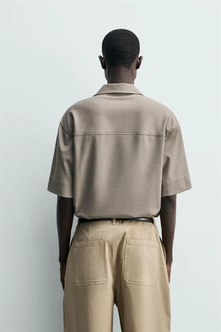 Техническое поло с молнией