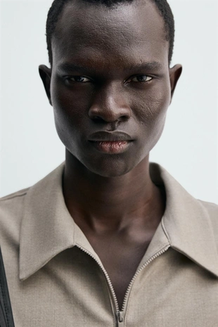 Техническое поло с молнией- Заказать в России