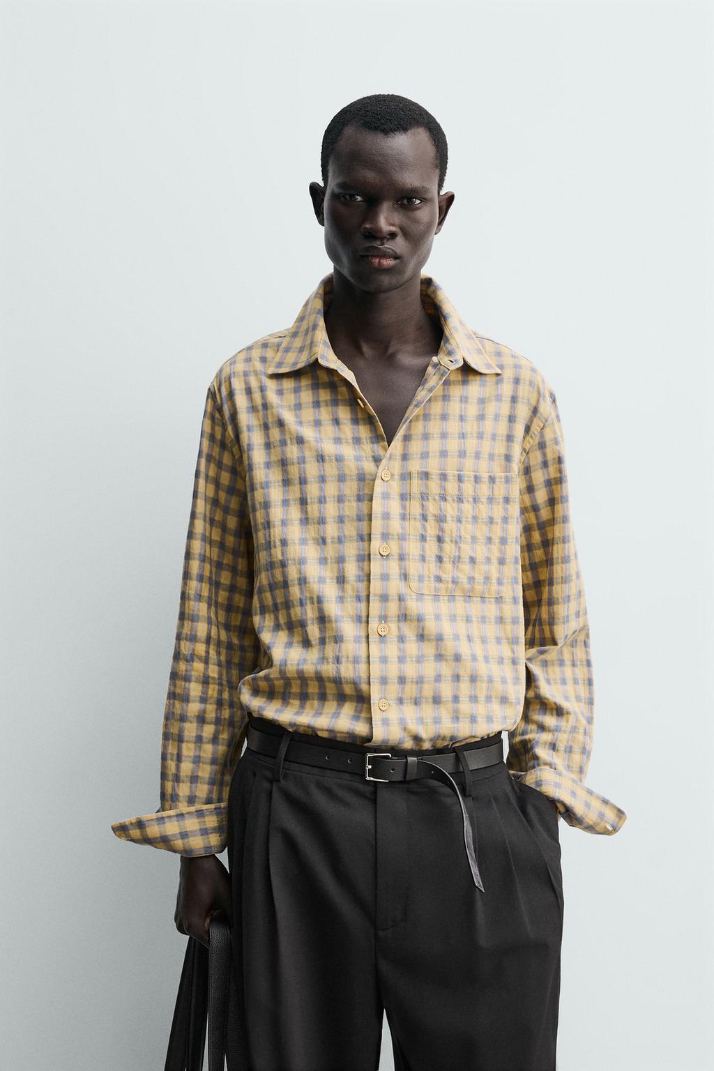 РУБАШКА RELAXED FIT В КЛЕТКУ