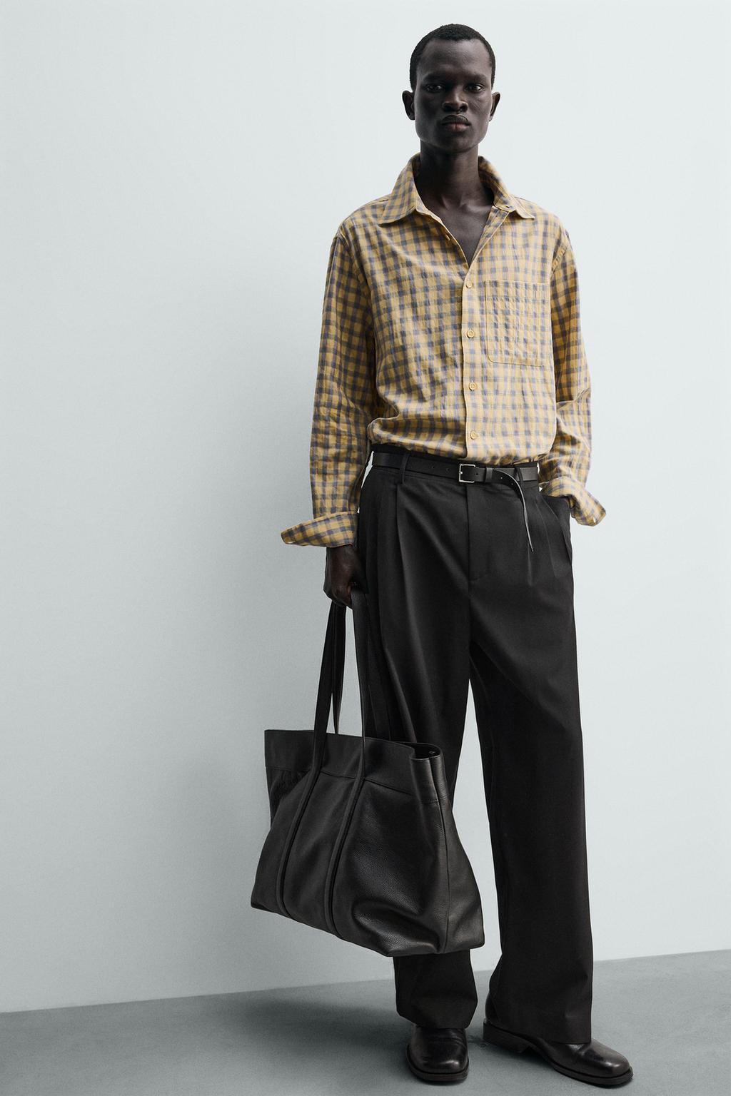 РУБАШКА RELAXED FIT В КЛЕТКУ