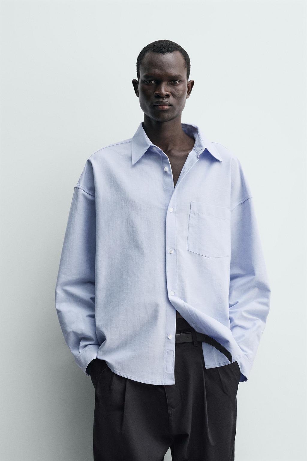 РУБАШКА RELAXED FIT ОКСФОРД