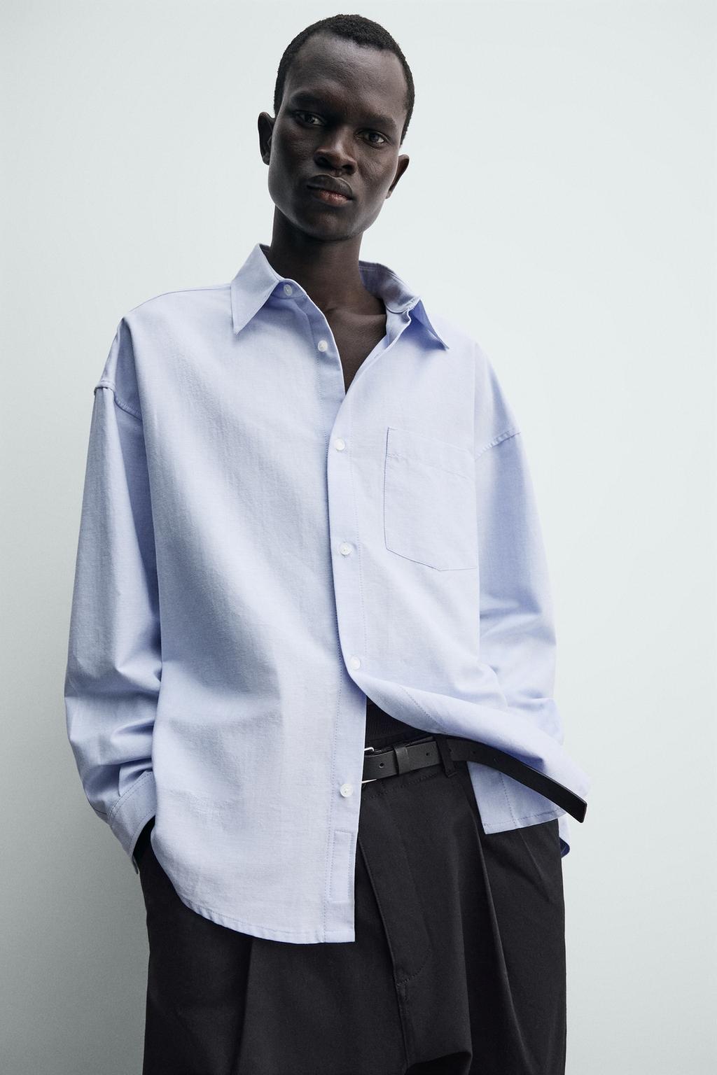 РУБАШКА RELAXED FIT ОКСФОРД