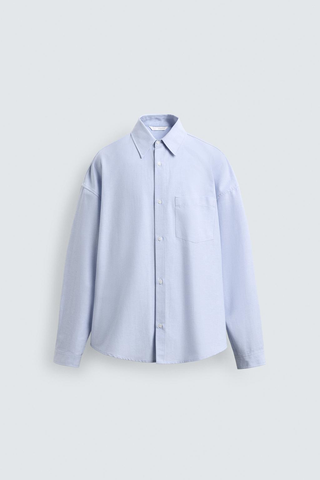 РУБАШКА RELAXED FIT ОКСФОРД