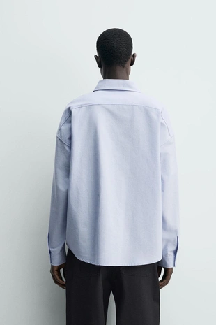 Рубашка RELAXED FIT оксфорд- Заказать в России