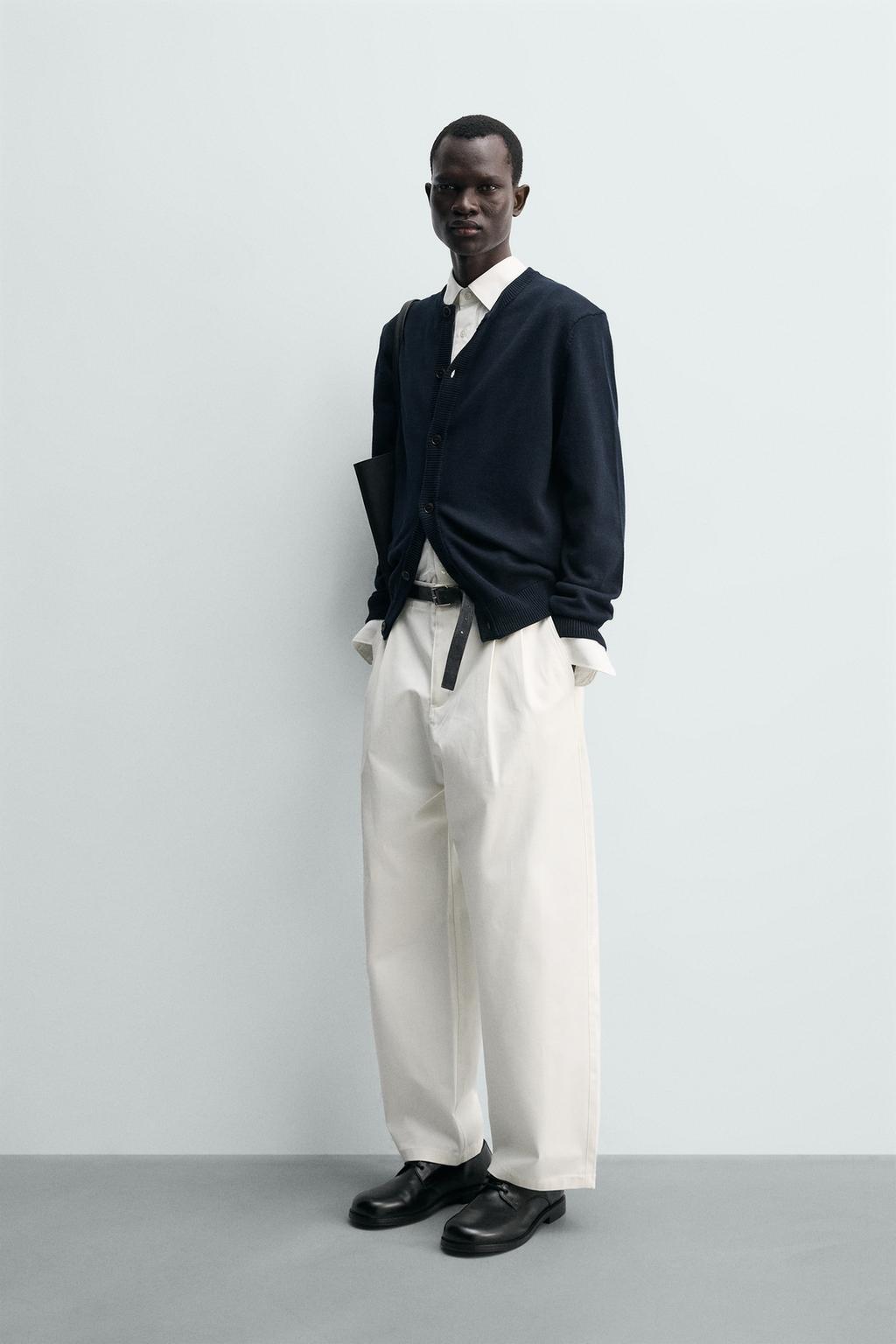 БРЮКИ WIDE FIT СО СКЛАДКАМИ