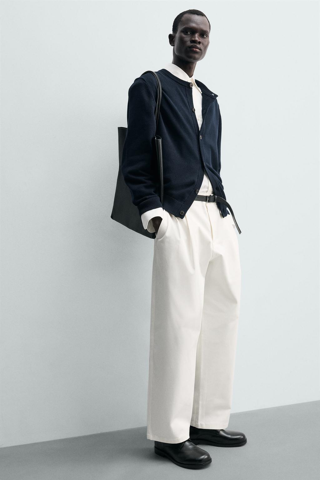 БРЮКИ WIDE FIT СО СКЛАДКАМИ