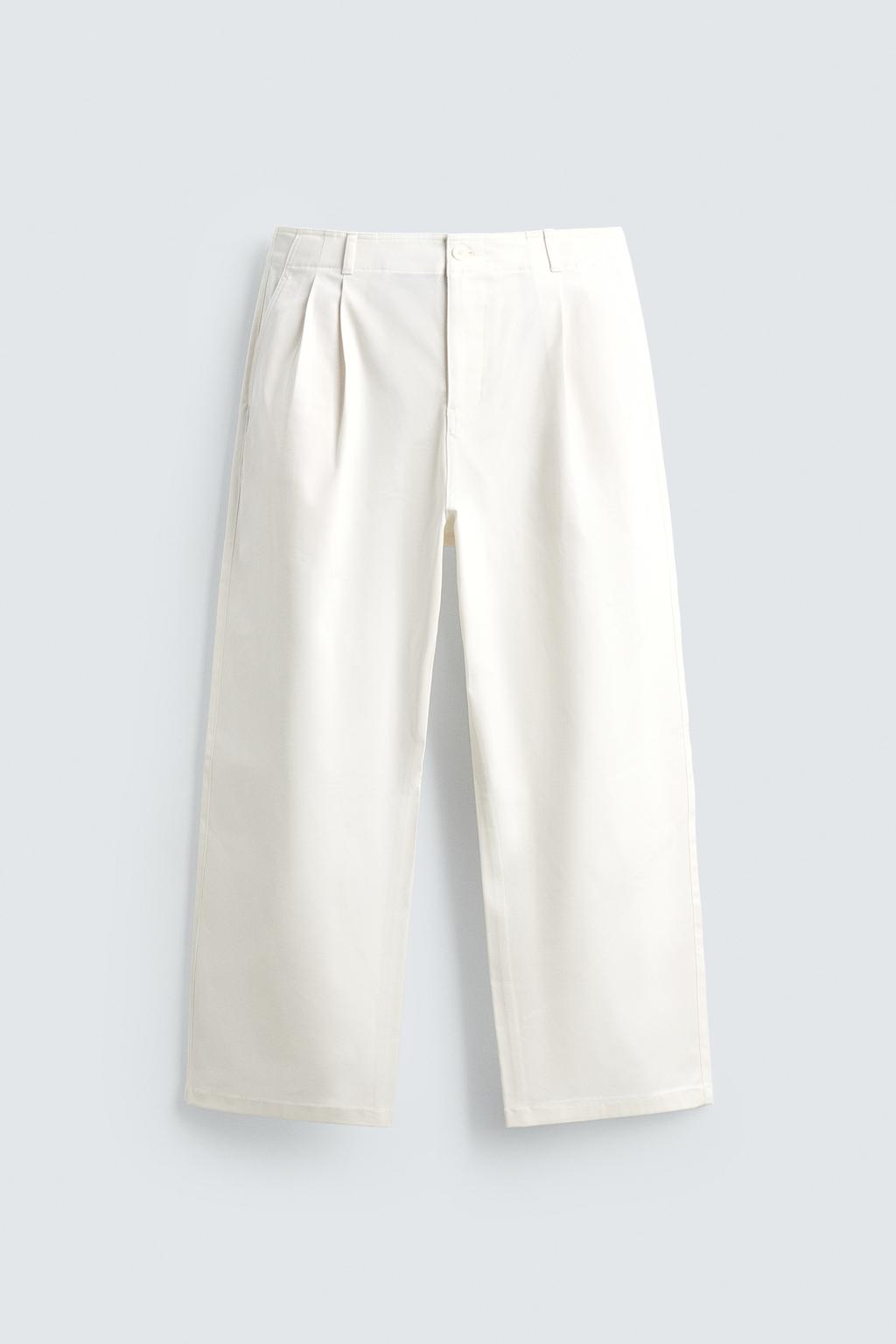 БРЮКИ WIDE FIT СО СКЛАДКАМИ