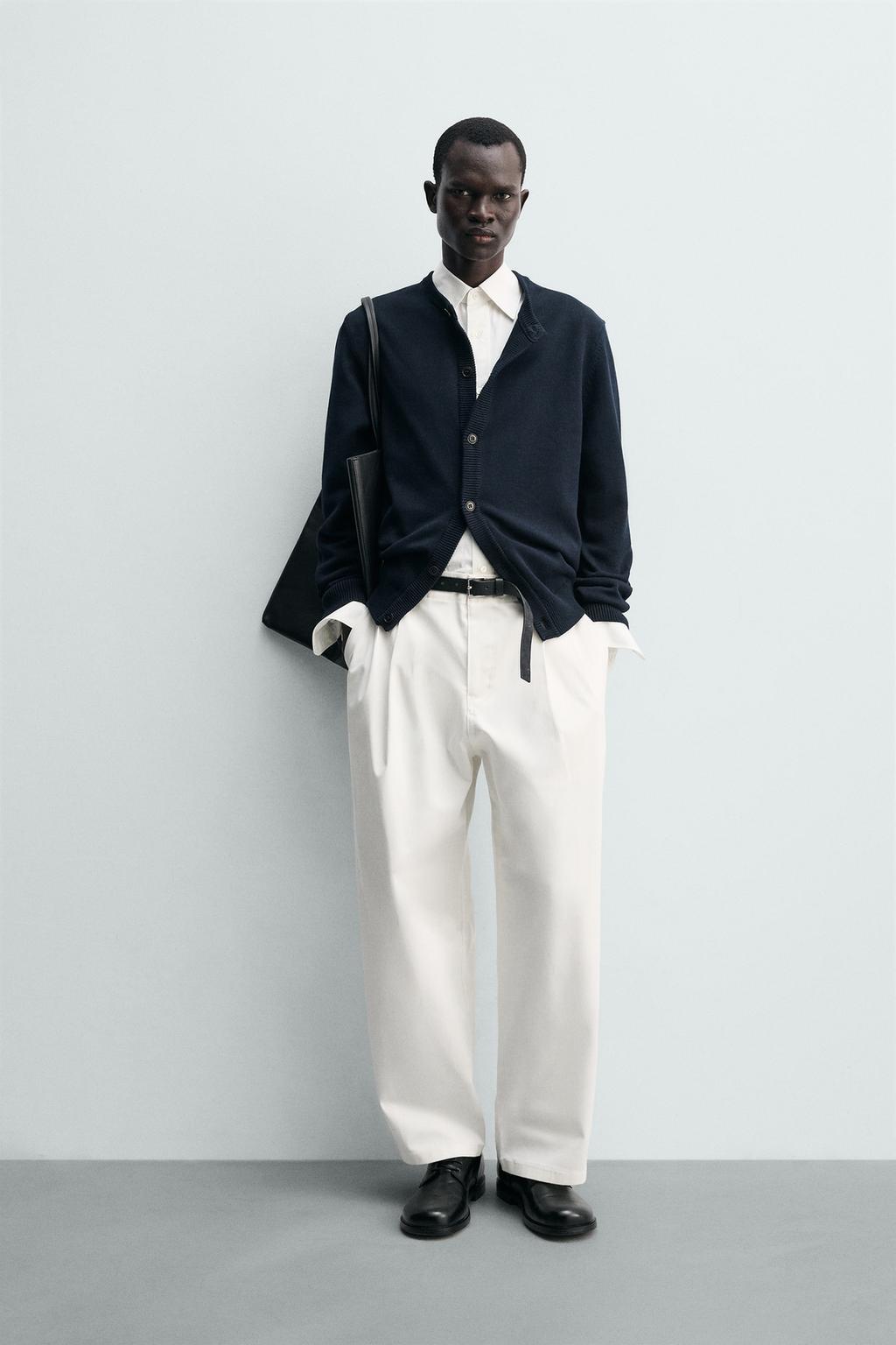 БРЮКИ WIDE FIT СО СКЛАДКАМИ