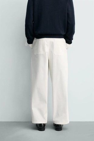 Брюки WIDE FIT со складками