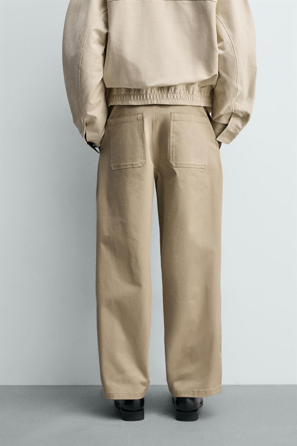 БРЮКИ WIDE FIT СО СКЛАДКАМИ