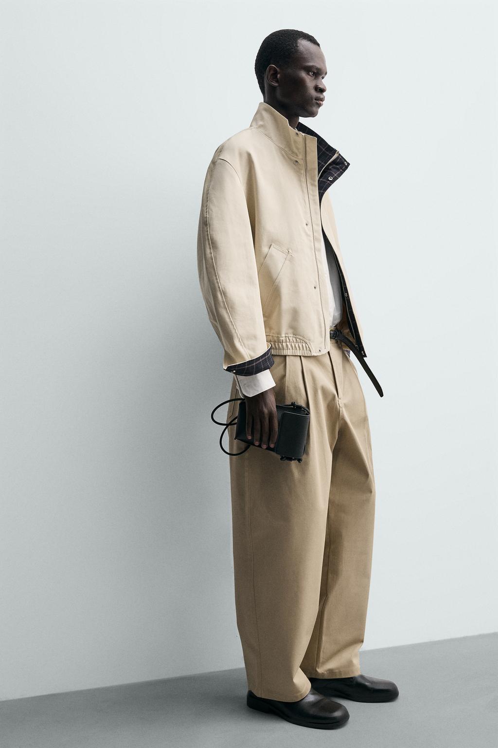 БРЮКИ WIDE FIT СО СКЛАДКАМИ