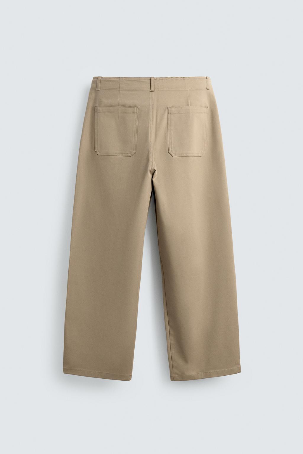 БРЮКИ WIDE FIT СО СКЛАДКАМИ