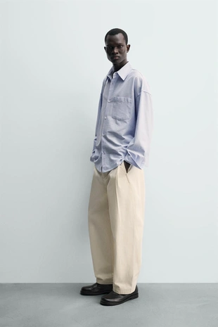 Брюки BALLOON FIT с защипами- Заказать в России