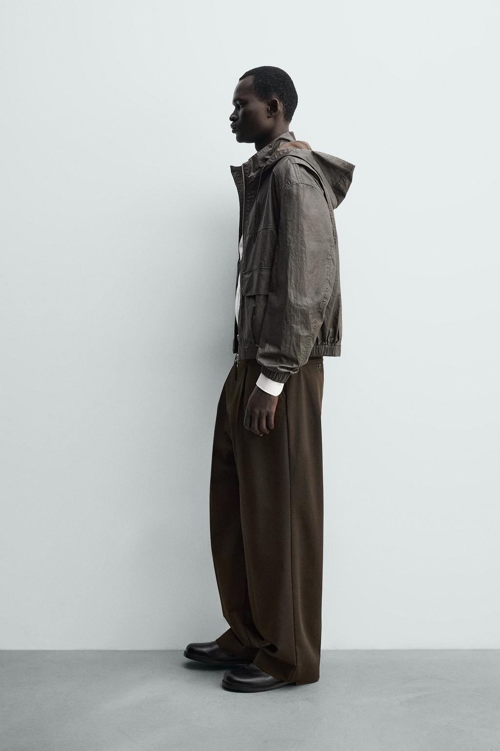 БРЮКИ WIDE FIT СО СКЛАДКАМИ