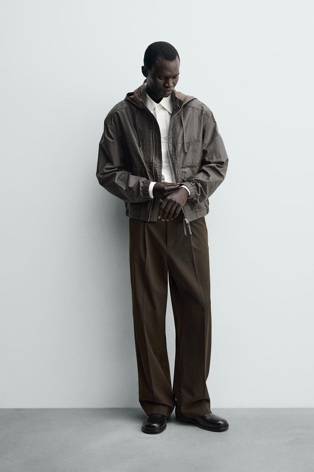 БРЮКИ WIDE FIT СО СКЛАДКАМИ