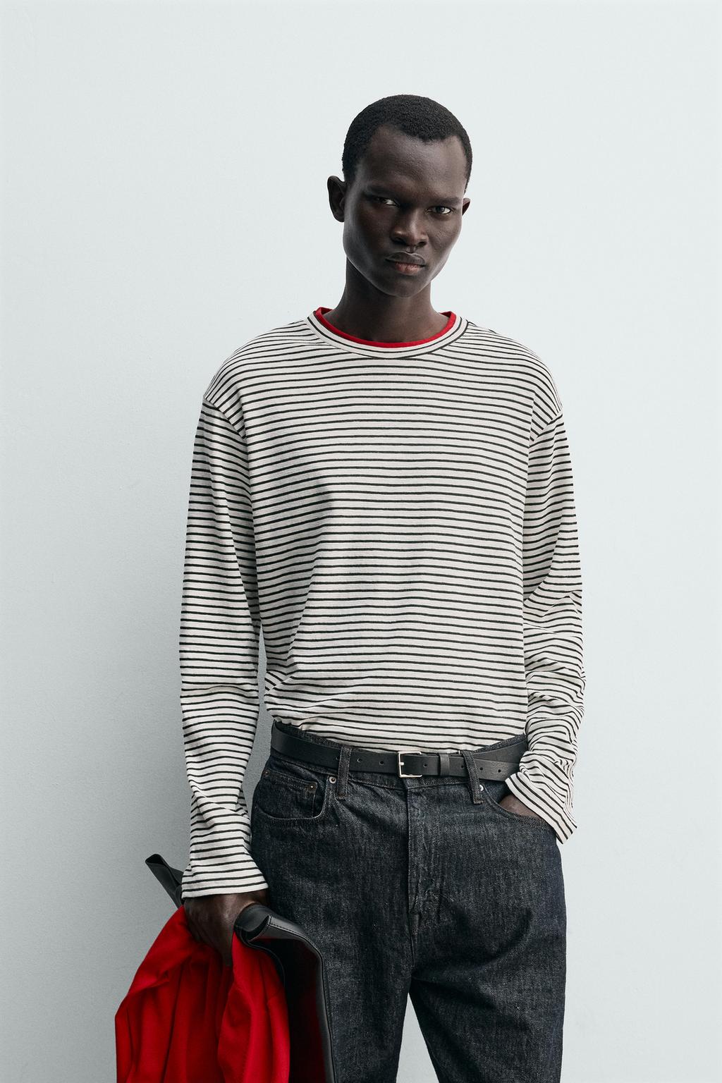 ФУТБОЛКА В КОНТРАСТНУЮ ПОЛОСКУ