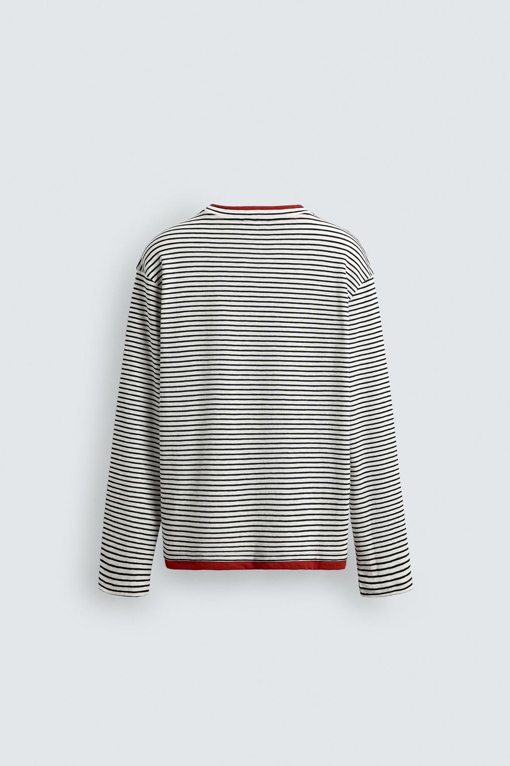 ФУТБОЛКА В КОНТРАСТНУЮ ПОЛОСКУ