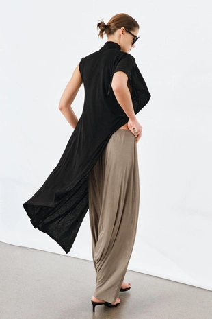 Свободные струящиеся брюки- Заказать в России