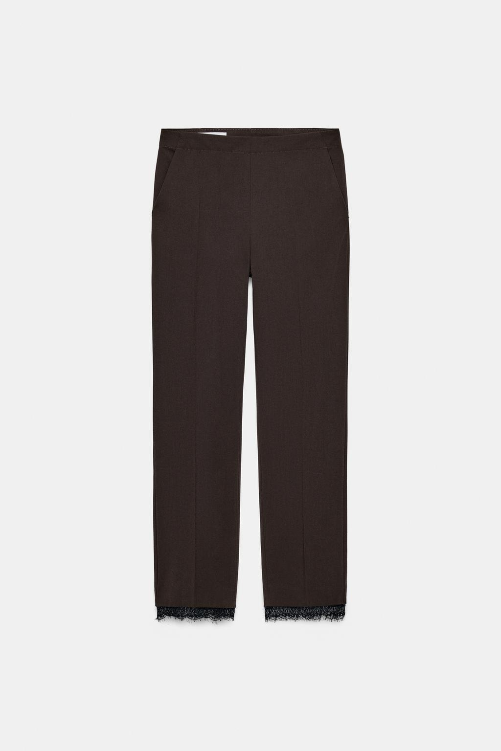 БРЮКИ КАПРИ С КРУЖЕВОМ