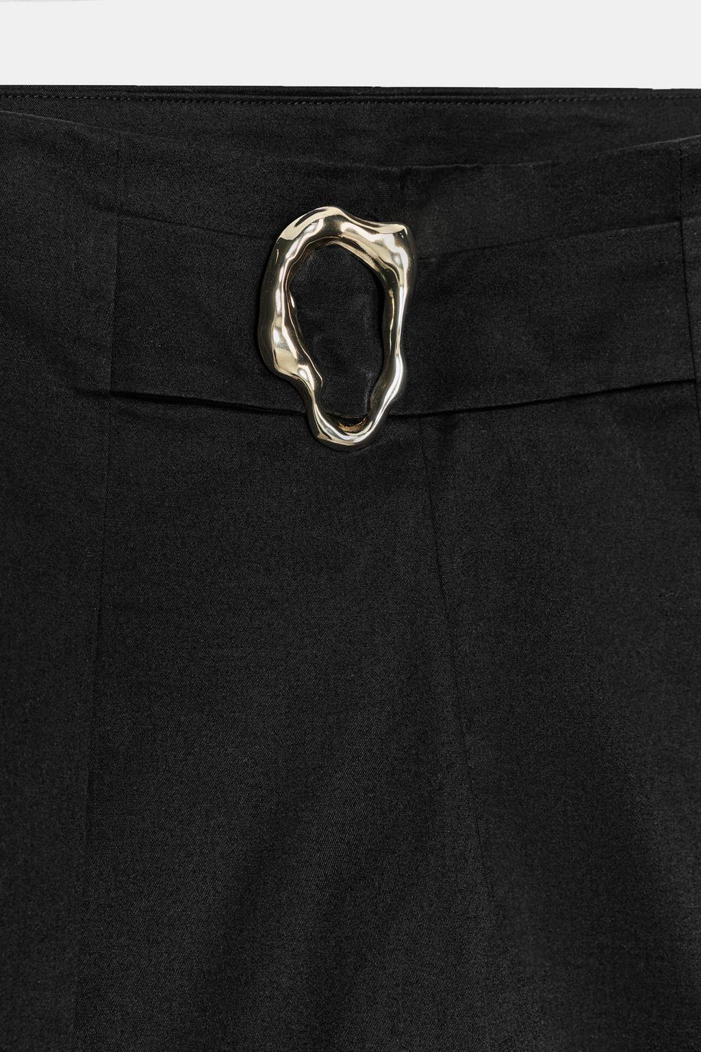 БРЮКИ BARREL С ПРЯЖКОЙ