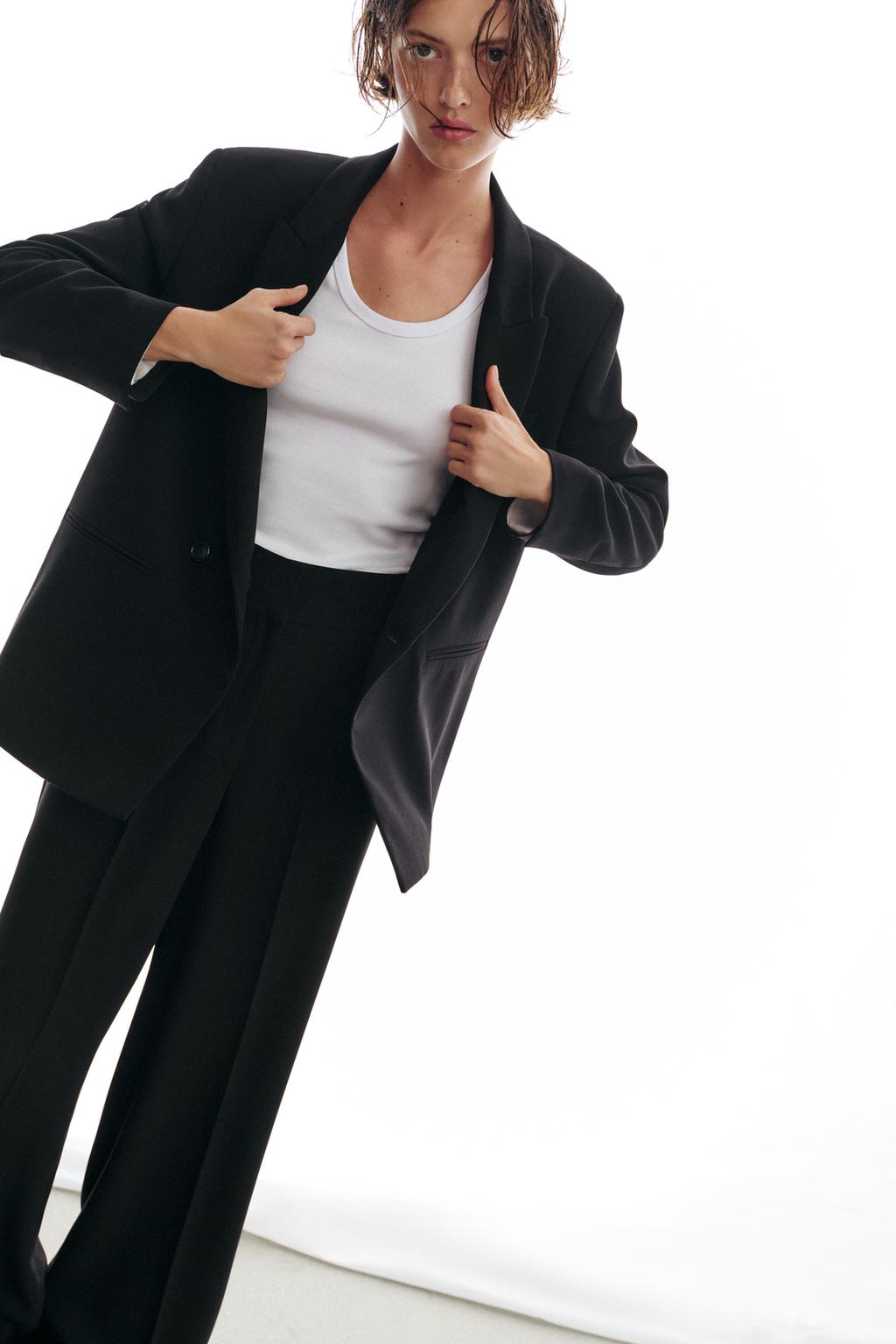 ШИРОКИЕ БРЮКИ С ВЫСОКОЙ ПОСАДКОЙ